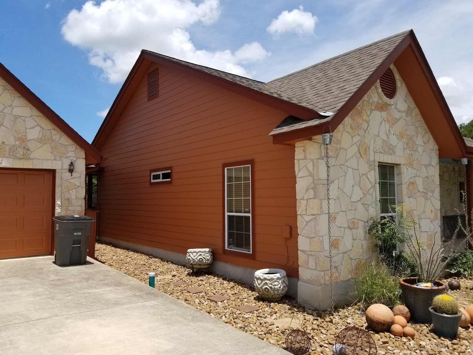 Interior repaint, Helotes residence